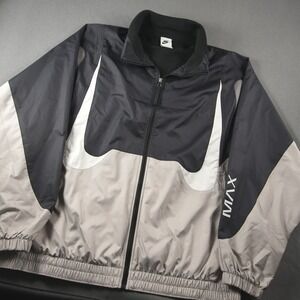 Nike Woven Air Max Day Oversized Jacket Swoosh Windbreaker Track Jacket Women L